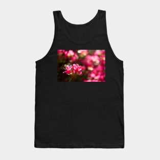 Pink Azalea Flowers Tank Top